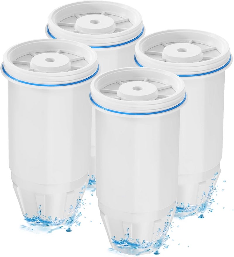 Cobectal Water Filter Replacement for zero Pitchers and Dispenser,fit for ZR-001 ZR-004 ZP-006 ZR-017 ZS-008 Filters, Multi-Stage Filter System Reduce Lead, Chromium, PFOA/PFOS and TDS, 4pack,by - Image 1